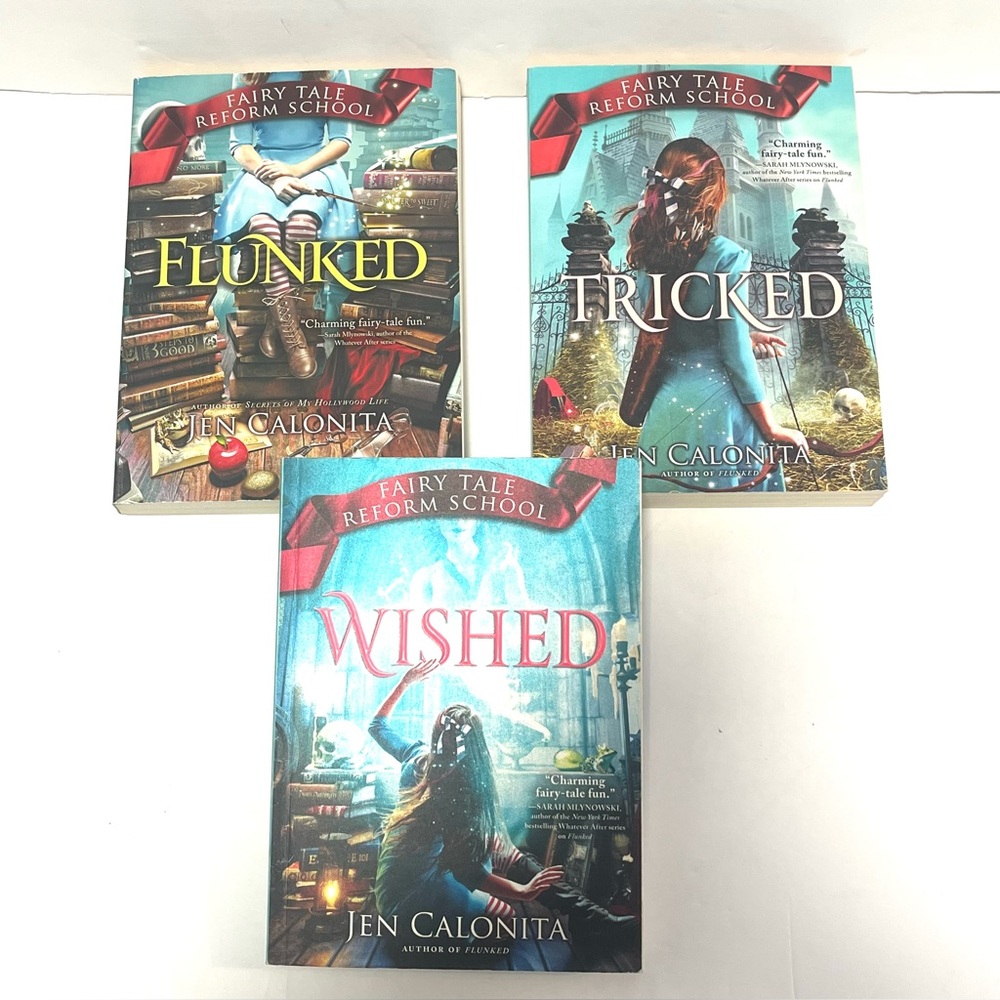 Fairy Tale Reform School Set of 3 Paperback Books.